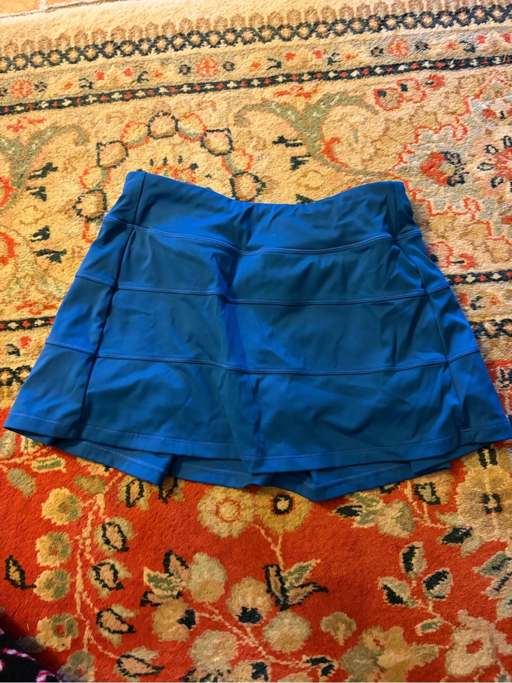 Amazon Blue Athletic Skort with Layered Panels